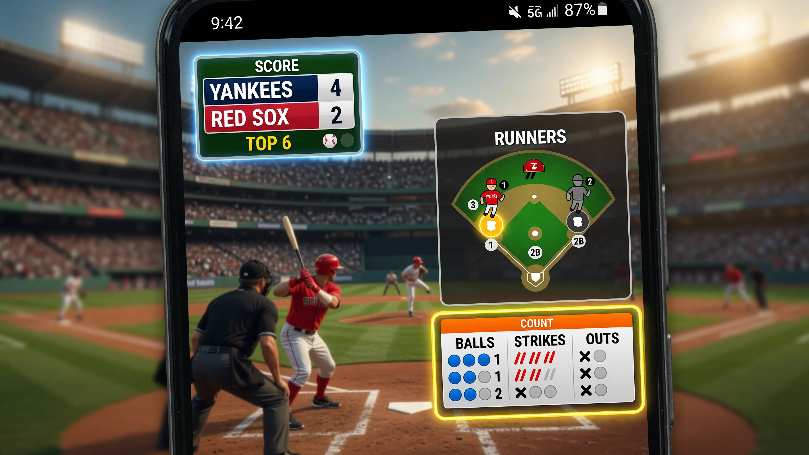Mastering the Diamond: Your Guide to Game of Innings HUD (Score, Count, Runners)