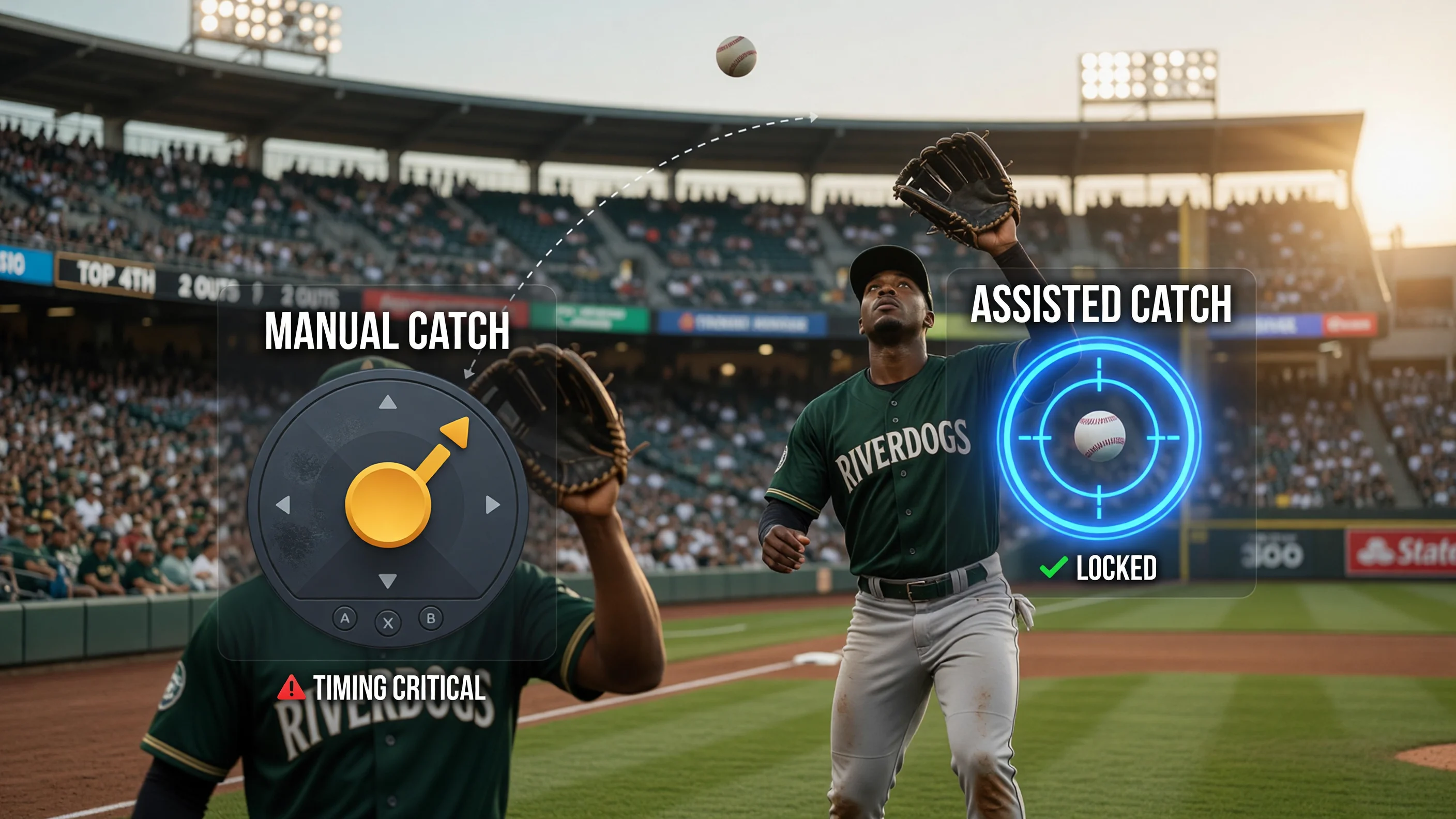 Fielding Fundamentals: Manual vs. Assisted Catching in Game of Innings